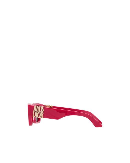Dior Pink Full-Rim Sunglasses
