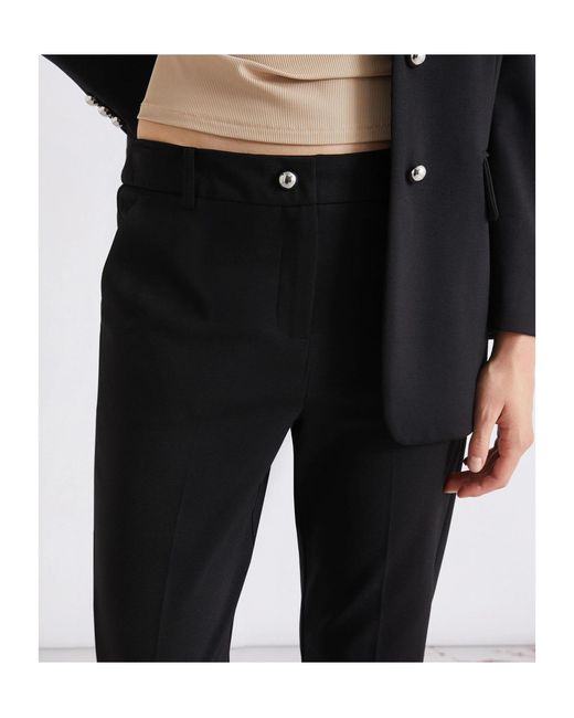 Marella Black Jersey Chino Trousers