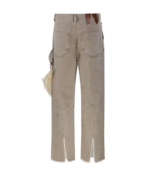 DARKPARK Gray Sienna Loose Side Split Jeans