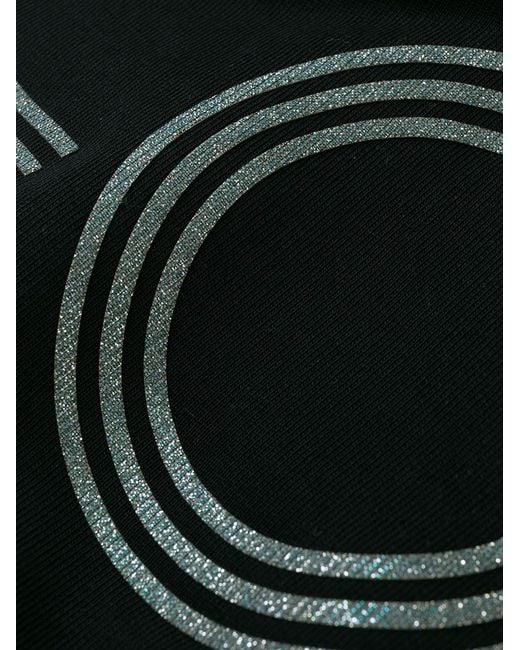 KENZO Black A Shiny Logo Dress