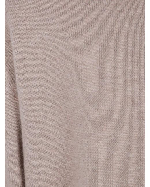 Extreme Cashmere Gray Short-Sleeved Pullover for men