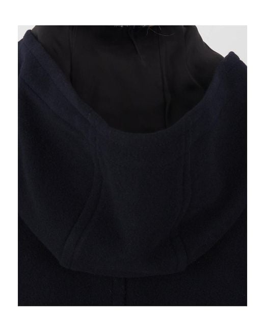 Comme des Garçons Blue Long-Sleeved Coat
