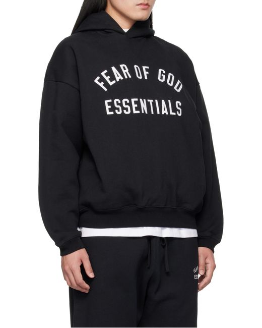 Fear Of God Black Hoodie for men