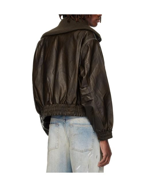 ANDERSSON BELL Multicolor Ma-1 Faux Leather Bomber Jacket for men