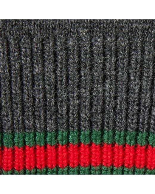 Gucci Gray Crewneck Knit Sweater