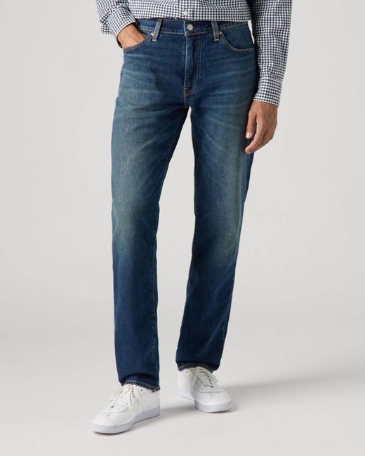 Levi's Blue 511 Logo Patch Slim-Fit Jeans for men