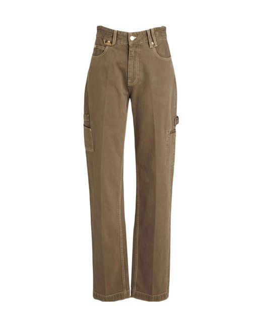 Jacquemus Natural Solid-Colored Cargo Pants