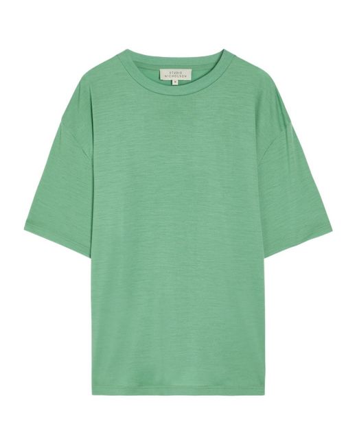 Studio Nicholson Green Crew Neck T-Shirt for men