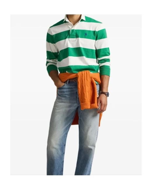 Polo Ralph Lauren Green The Iconic Rugby Shirt for men