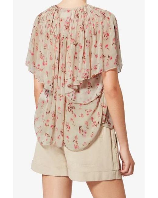 Isabel Marant Natural Neslya Top