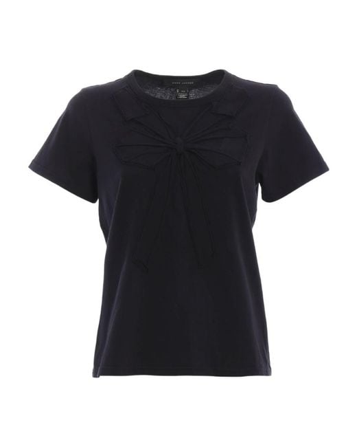 Marc Jacobs Black Bow Short-Sleeved T-Shirt