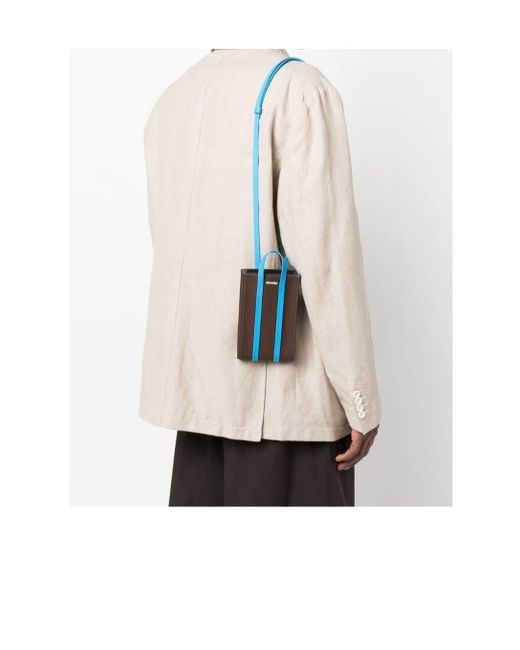★SUNNEI★ Parallepipedo Tote Bag Blue CACCXBAG024CAN001A12 55373124-1_2.jpg