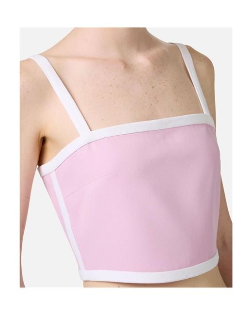 Iceberg Pink Cropped Top
