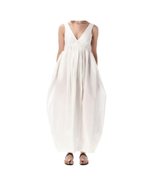 Rohe White Pleated Dress