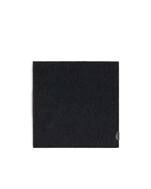 Lemaire Black Cocotte-Stitch Scarf for men