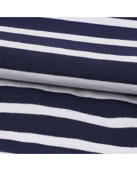 Saint James Blue Striped Short-Sleeved T-Shirt