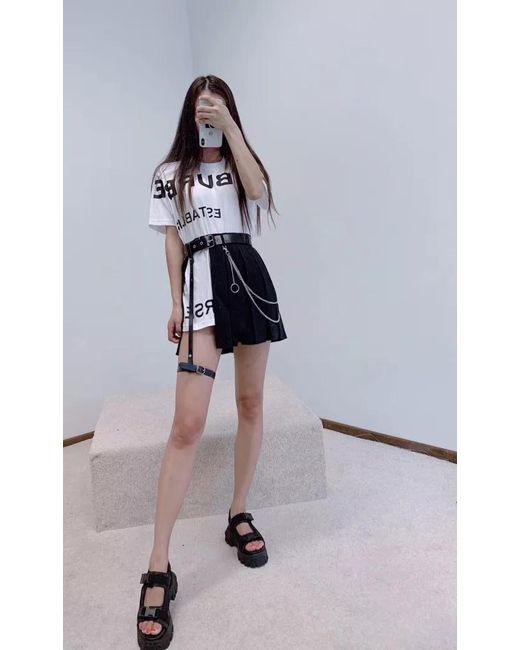 Burberry White Horseferry Print Oversized T-Shirt
