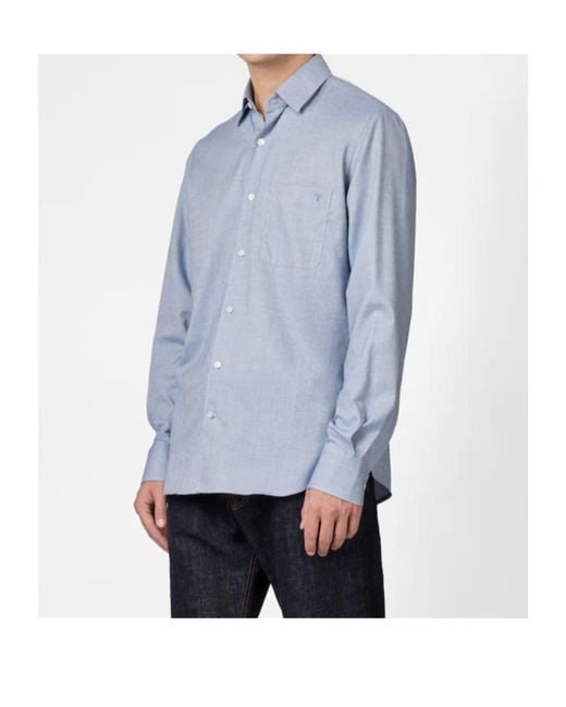 Tod's Blue Long-Sleeved Shirt for men