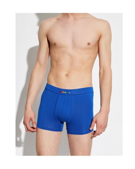 DSquared² Blue Logo Briefs for men