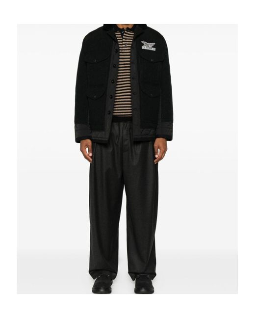 Junya Watanabe Black X Filson Logo Patch Jacket for men