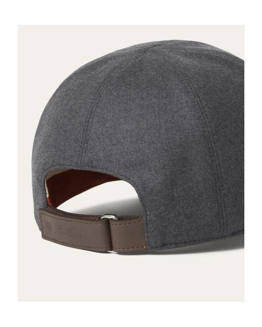 Loro Piana Gray Ivy Hat for men