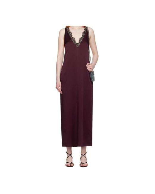 Stella McCartney Red V-Neck Dress