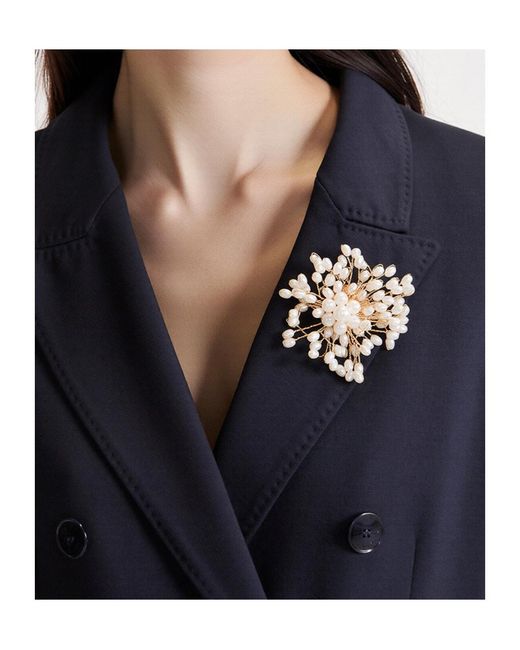 Marella Blue Double-Breasted Blazer