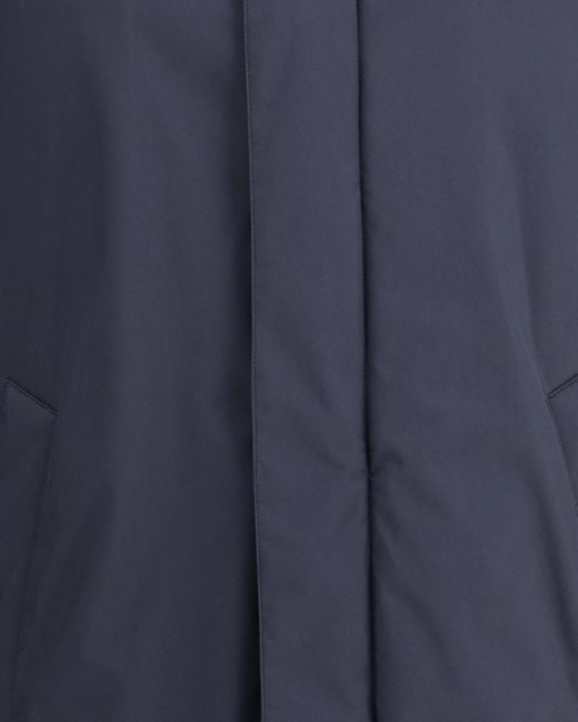 Herno Blue Hooded Down Jacket for men