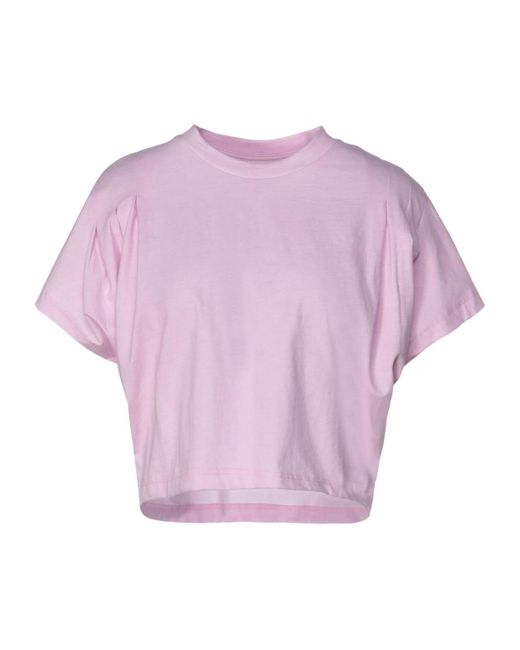 Isabel Marant Purple Crew Neck Short-Sleeved T-Shirt