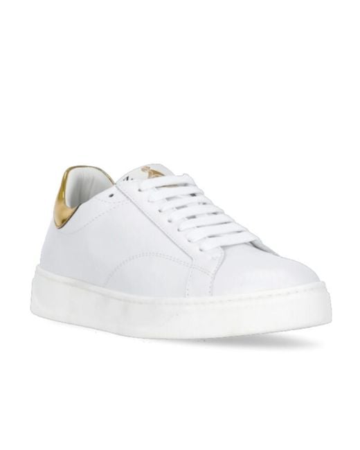 Lanvin White Ddb0 Low-Top Sneakers