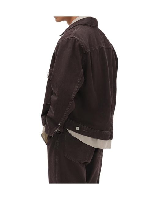 Norse Projects Brown Resist-Dyed Twill Type Ii Jacket for men
