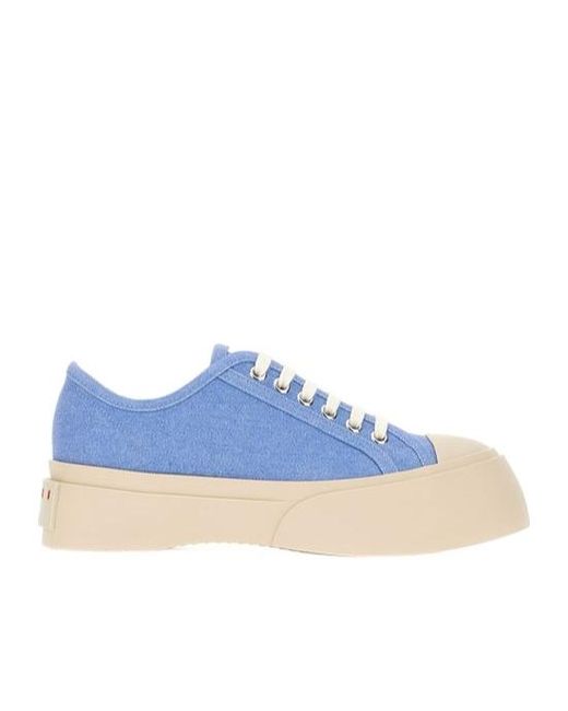 Marni Blue Denim Sneakers