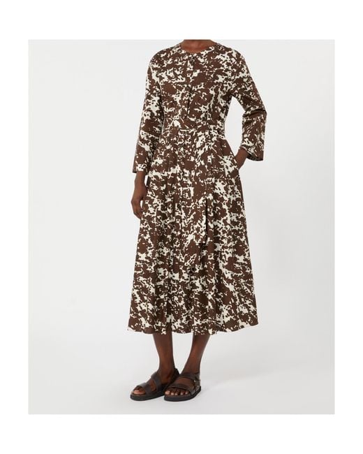 Max Mara Natural 'S Smmpesche Pattern-Printed Dress