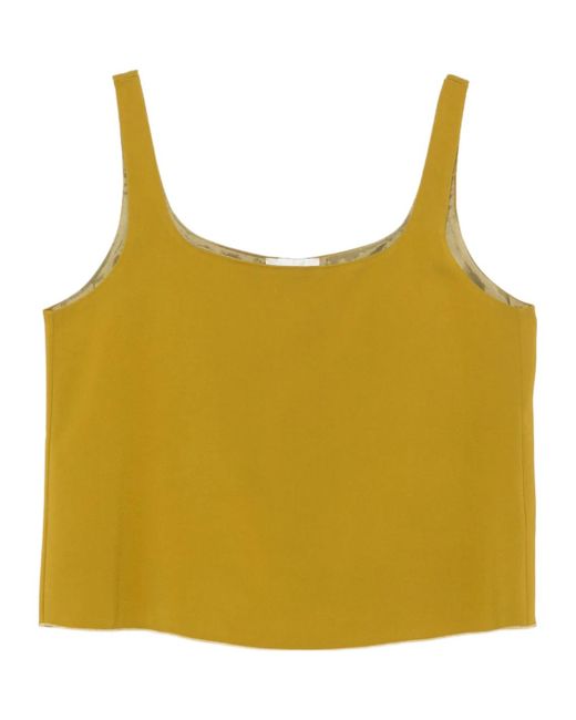 Forte Forte Yellow Crepe Top