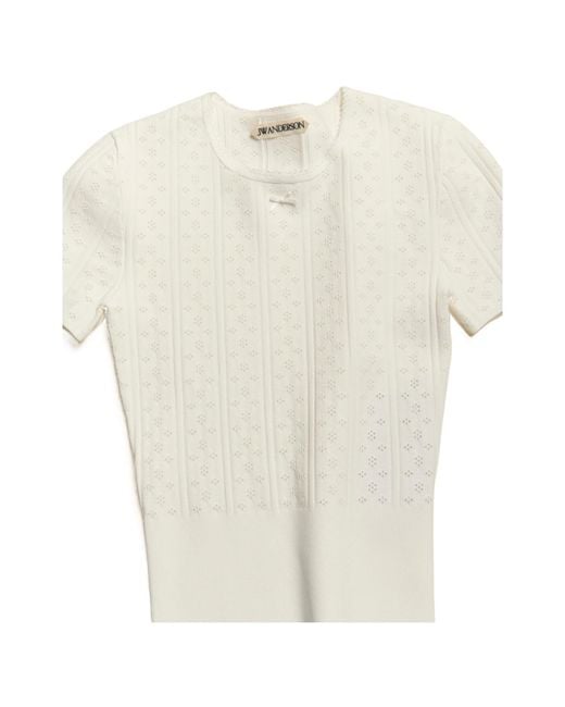 J.W. Anderson Green Jw Anderson Short-Sleeved Crewneck T-Shirt