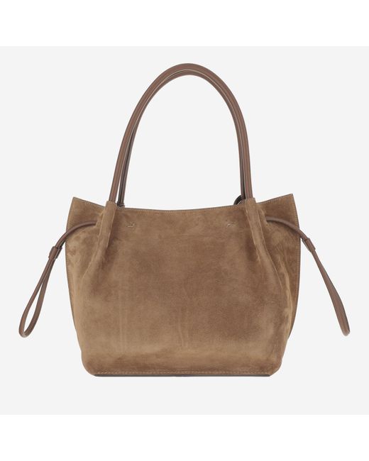 Tod's Brown Drawstring Shoulder Bag