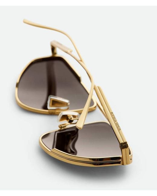 Bottega Veneta Multicolor Eyewear Classic Aviator Sunglasses for men