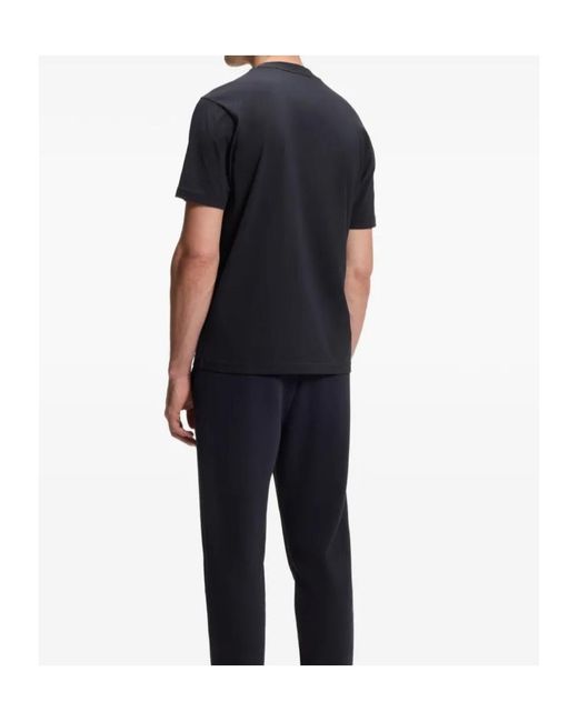 Boss Black Jacquard-Tape T-Shirt for men