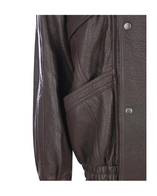 Saint Laurent Black Zip-Up Bomber Jacket
