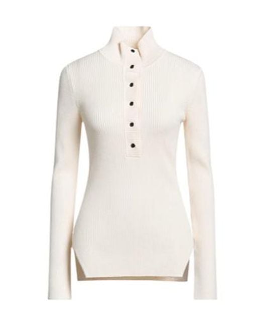 Ganni White Polo Necks