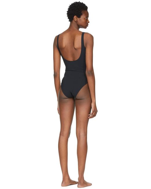 Moncler Black Logo-Print Sleeveless Bodysuit