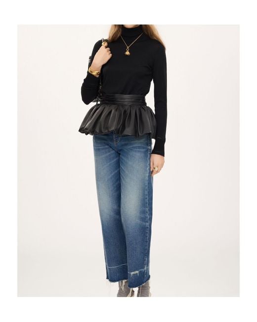 Chloé Black Fitted Turtleneck