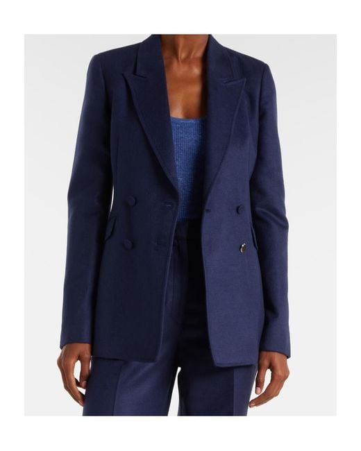 Gabriela Hearst Blue Stephanie Silk Blazer