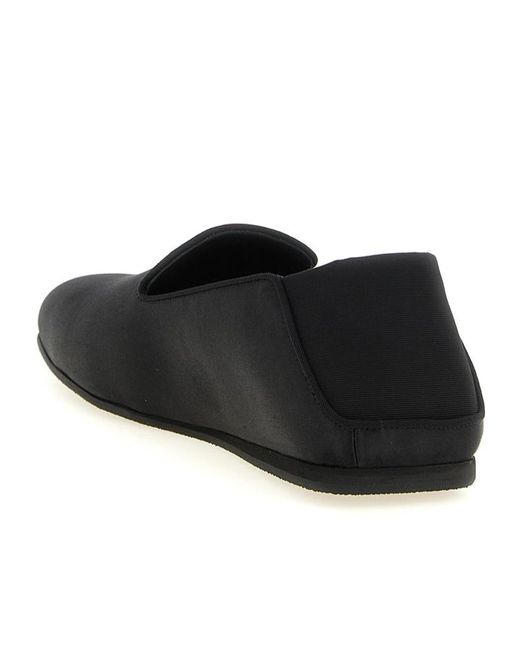 Giuseppe Zanotti Black Flat Loafers for men