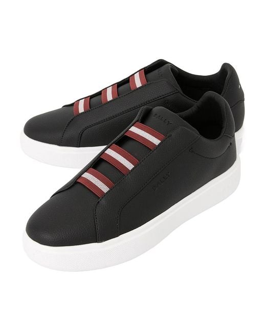 Bally Black Round-Toe Sneakers for men