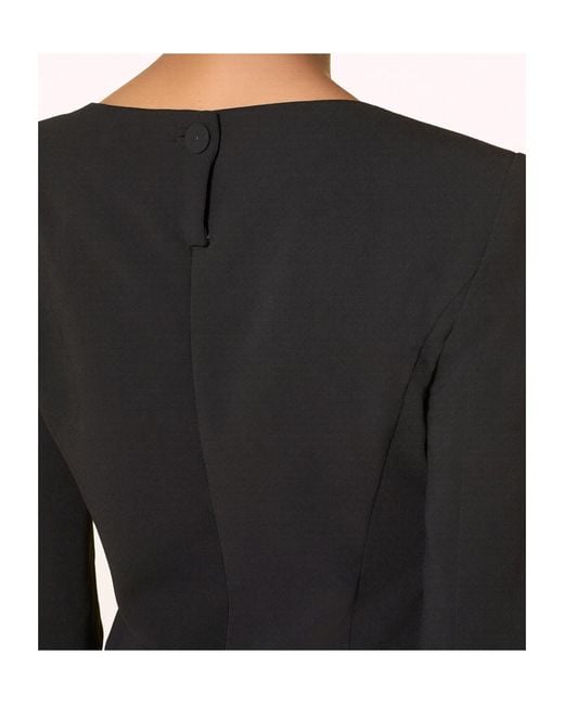 Marella Black Long-Sleeved Dress