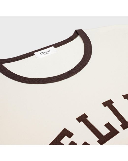Céline White Blason 70's T-Shirt