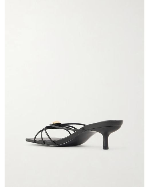 Jonathan Simkhai White Amaya Embellished High-Heeled Sandals