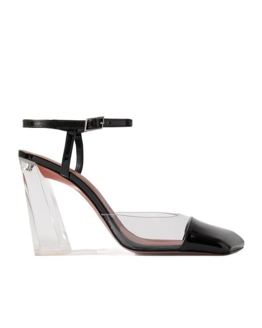 AMINA MUADDI Black Charlotte 95 Hallow Heels