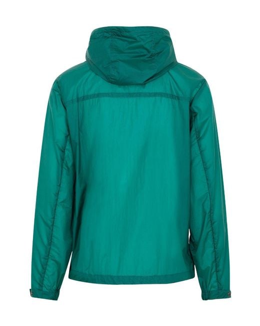 Moncler Green Samakar Hooded Jacket for men